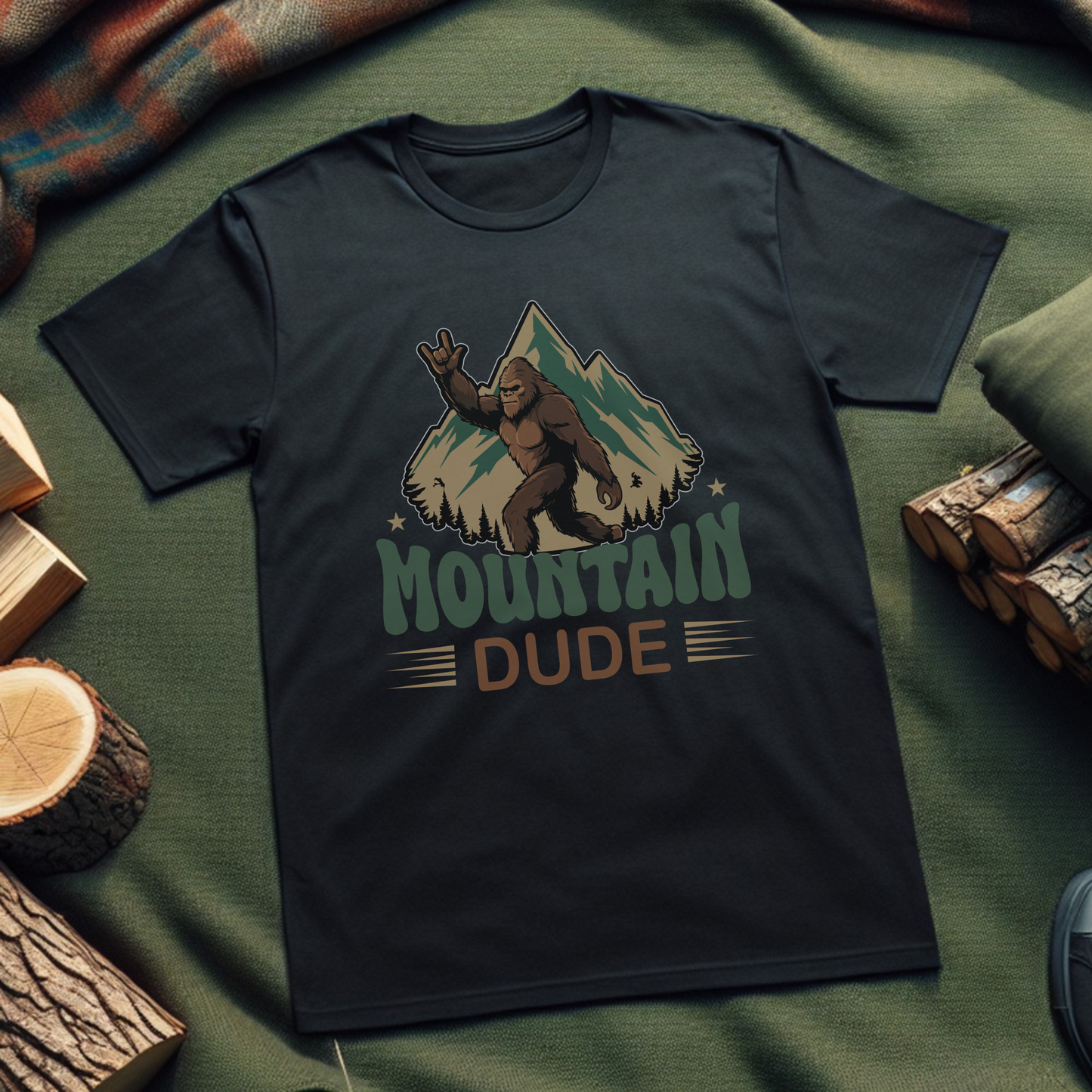 Mountain Dude T-Shirt - Unisex Softstyle