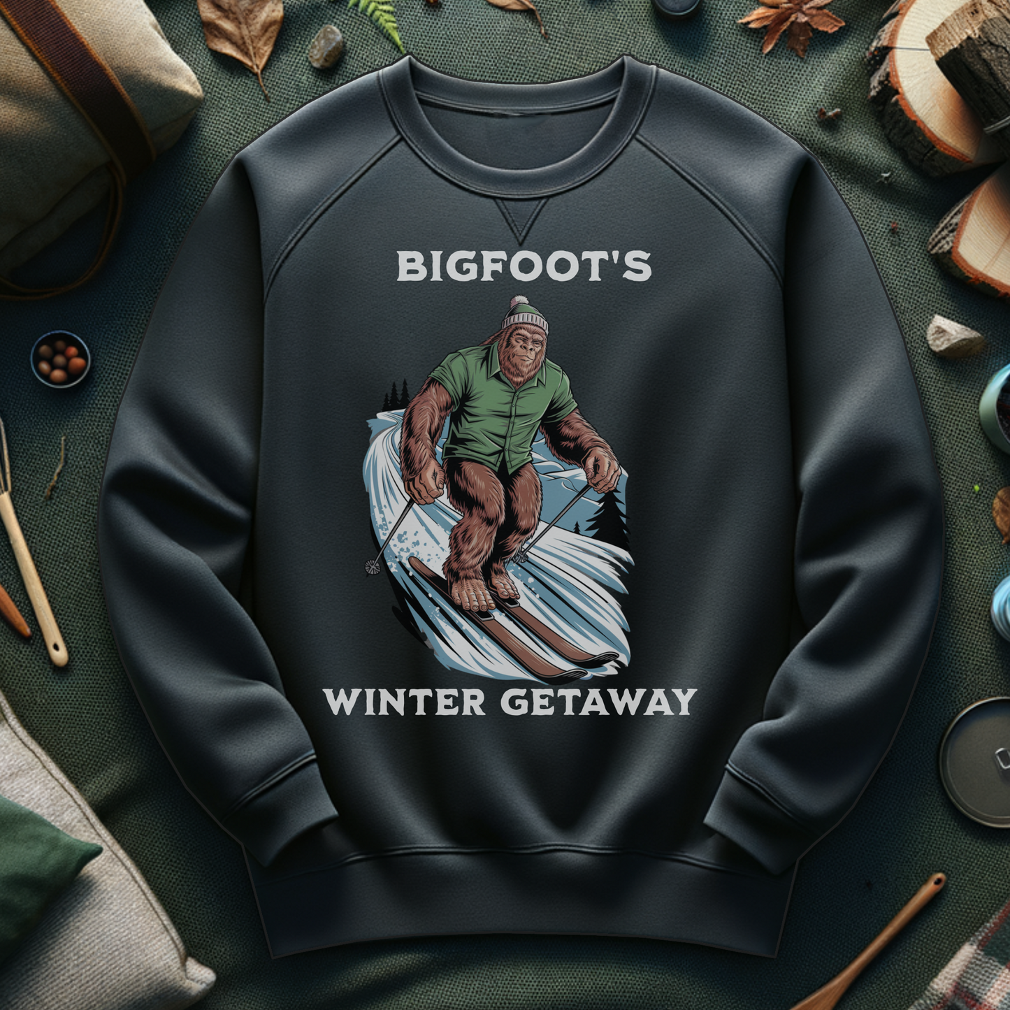 Bigfoot's Winter Getaway Sweatshirt