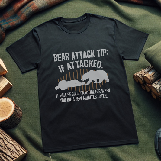 Bear Attack Tips T-Shirt