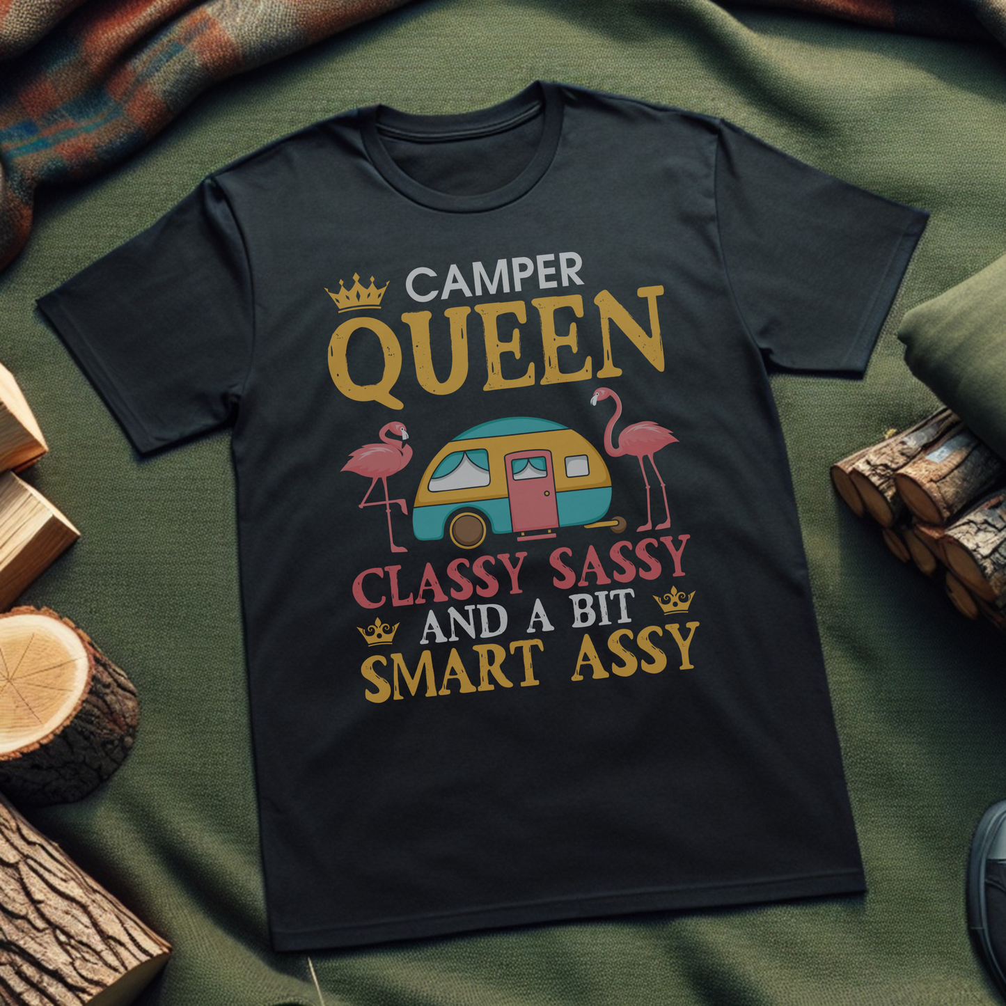 Camper Queen Smart and Sassy T-Shirt