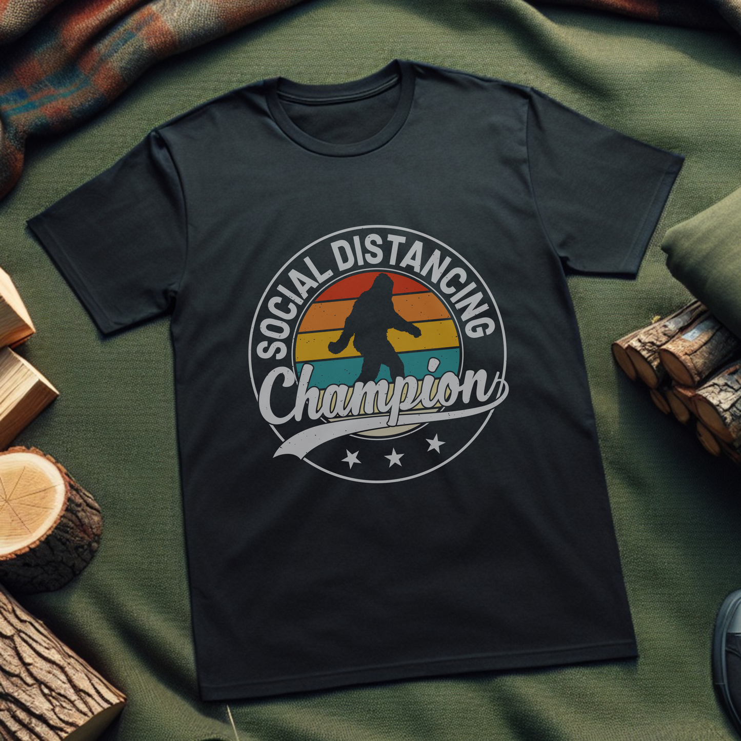 Social Distance Champion T-Shirt