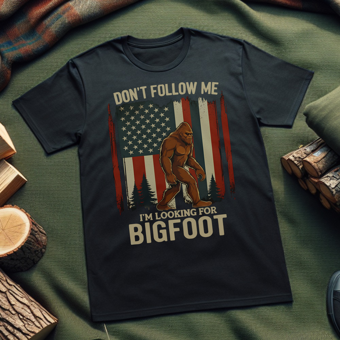 Bigfoot Unisex T-Shirt - Looking For Bigfoot