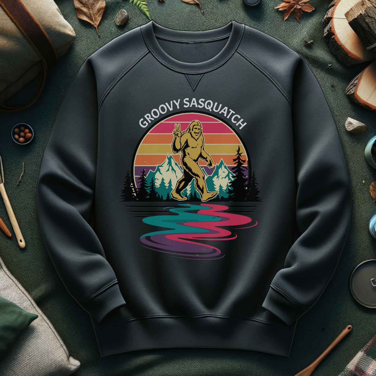 Groovy Sasquatch Sweatshirt