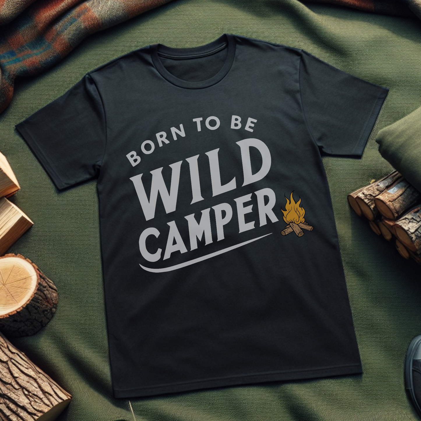 Born To Be Wild Camper T-Shirt