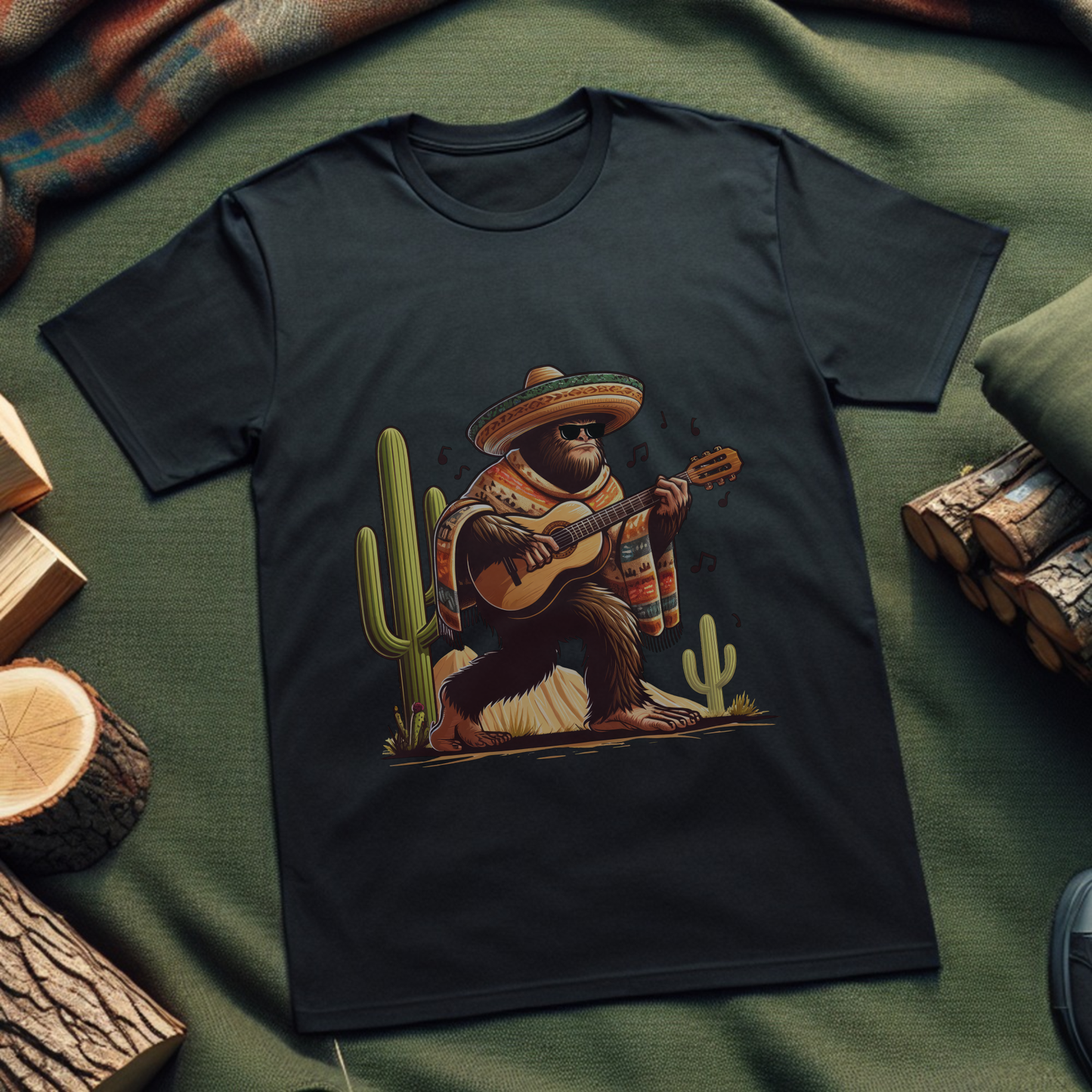 Bigfoot Cinco-De-Mayo T-Shirt