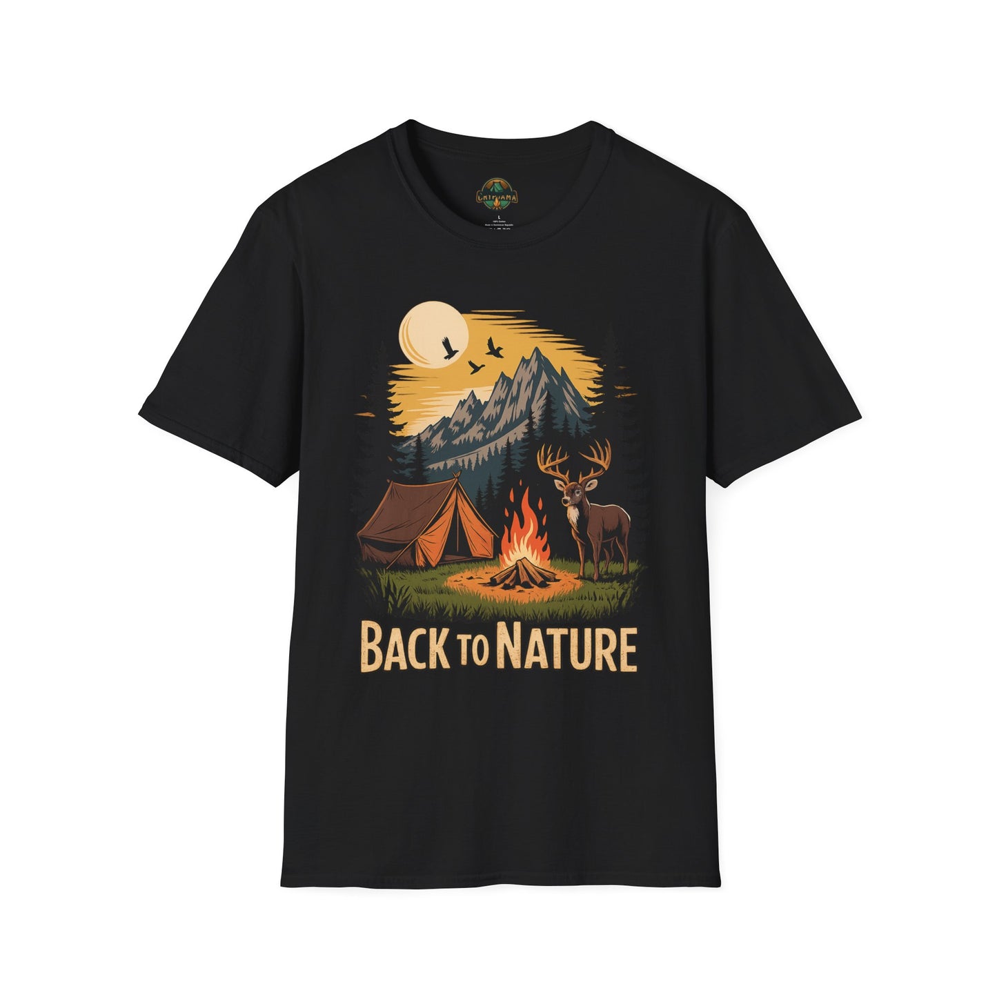 Back to Nature T-Shirt, Adventure Apparel, Camping Tee