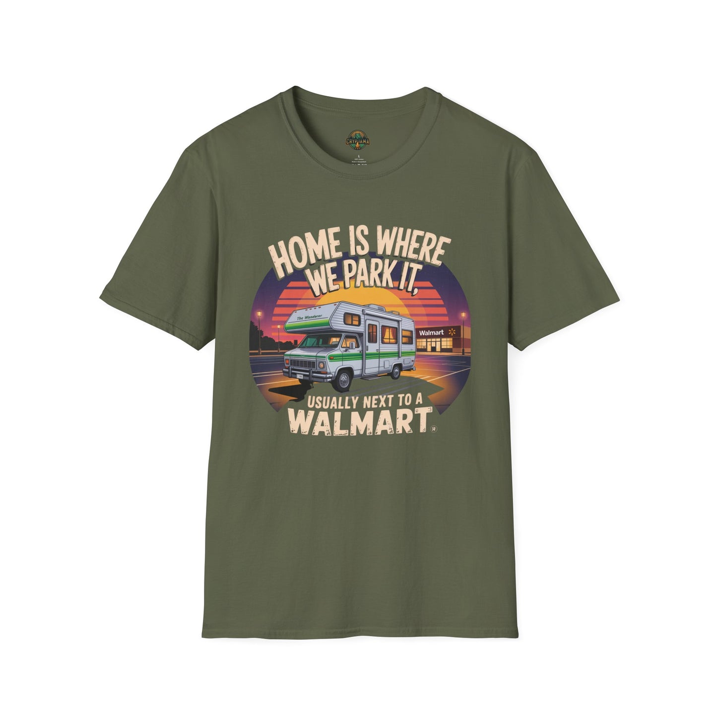 Home Is Where We Park It Unisex T-Shirt - Trendy RV & Camping Tee,