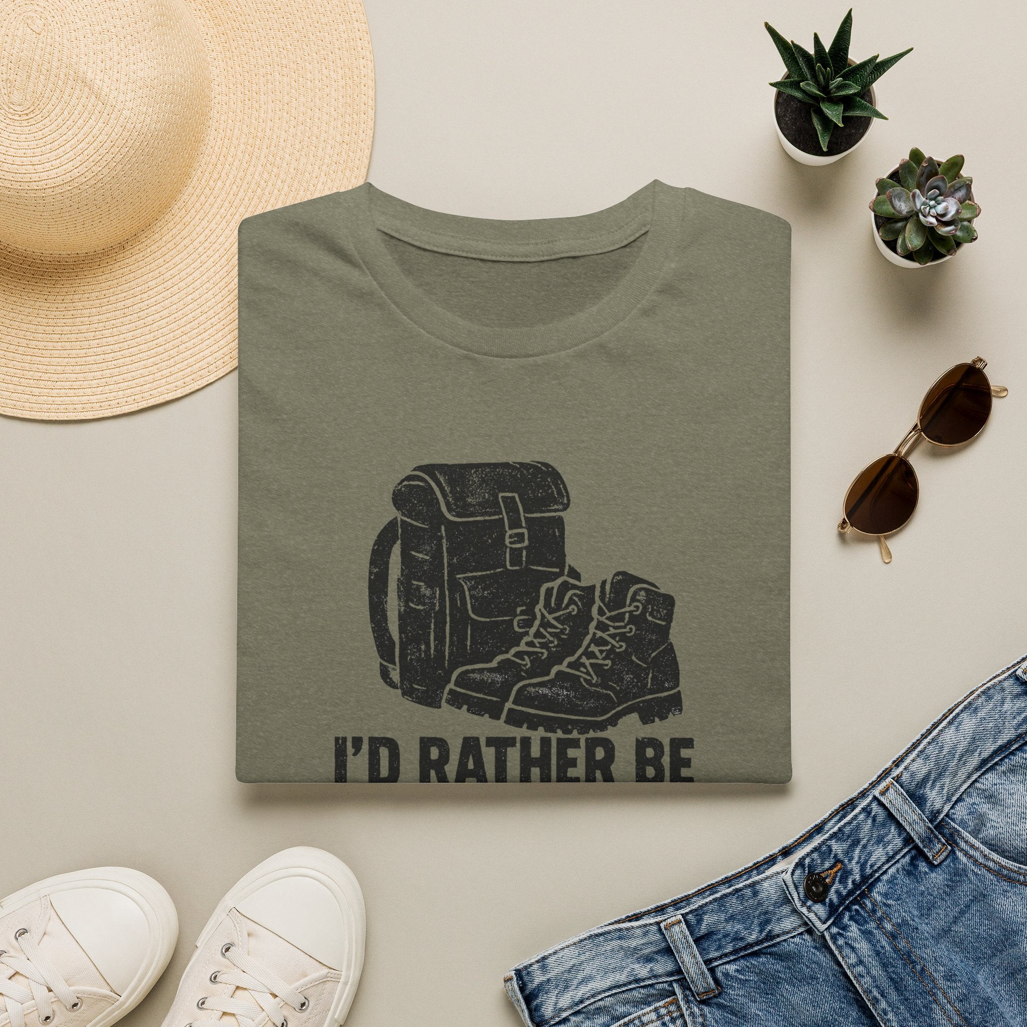 Glittery Backpack Silhouette T-Shirt
