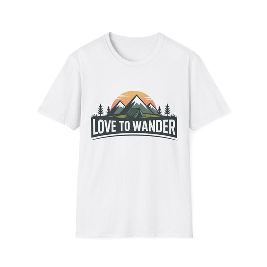 Love to Wander T-Shirt, Adventure Tee,