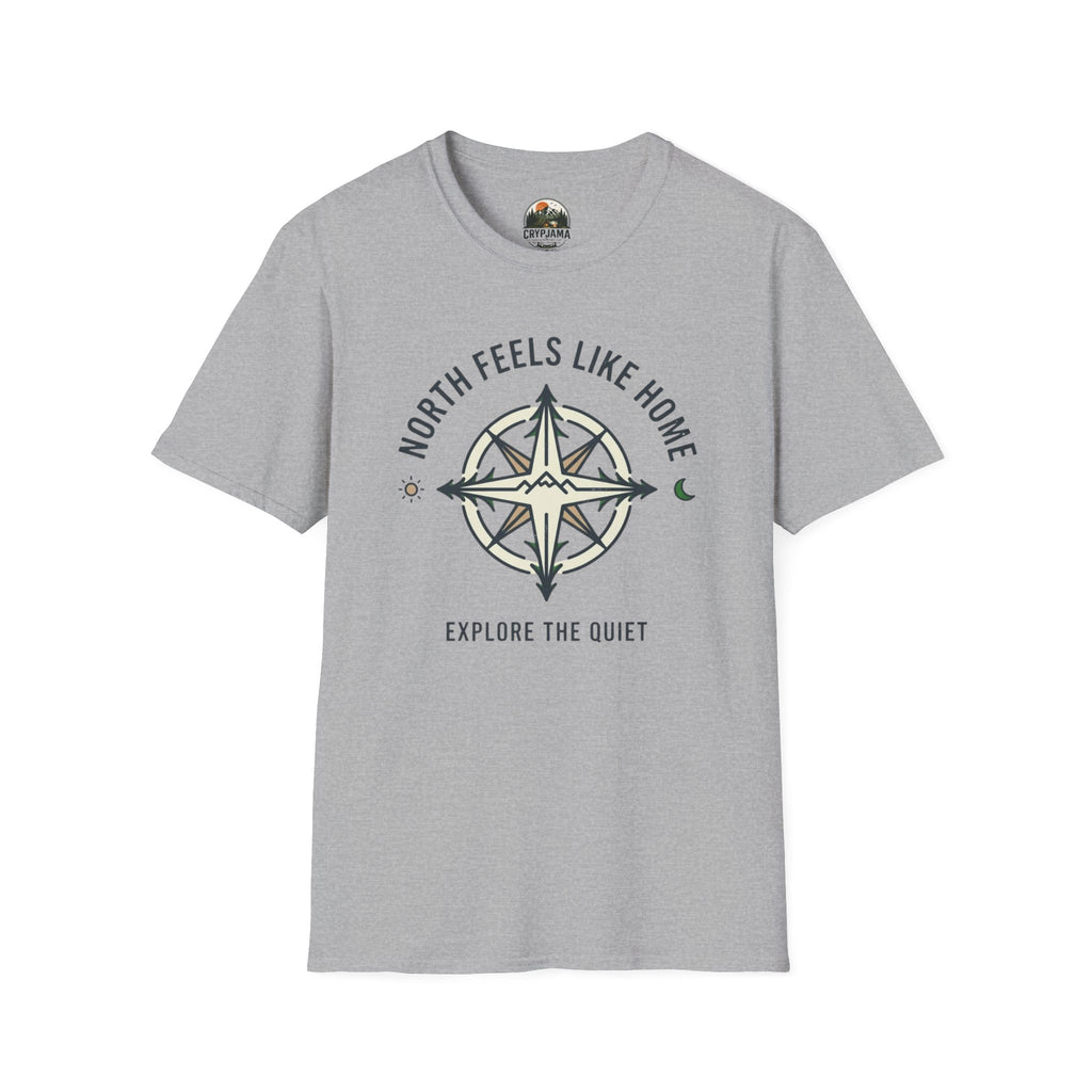 North Feels Like Home Compass T-Shirt