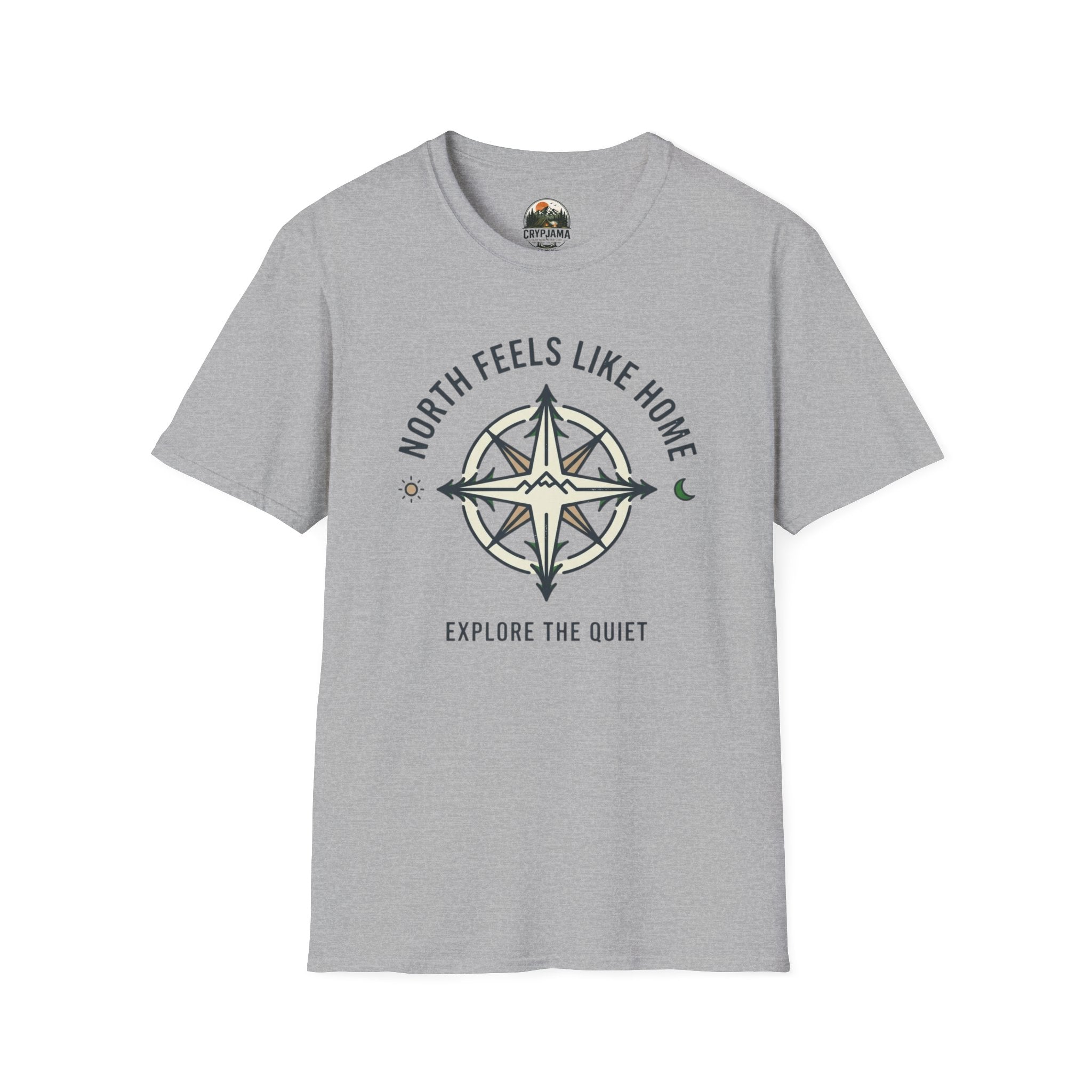 North Feels Like Home Compass T-Shirt