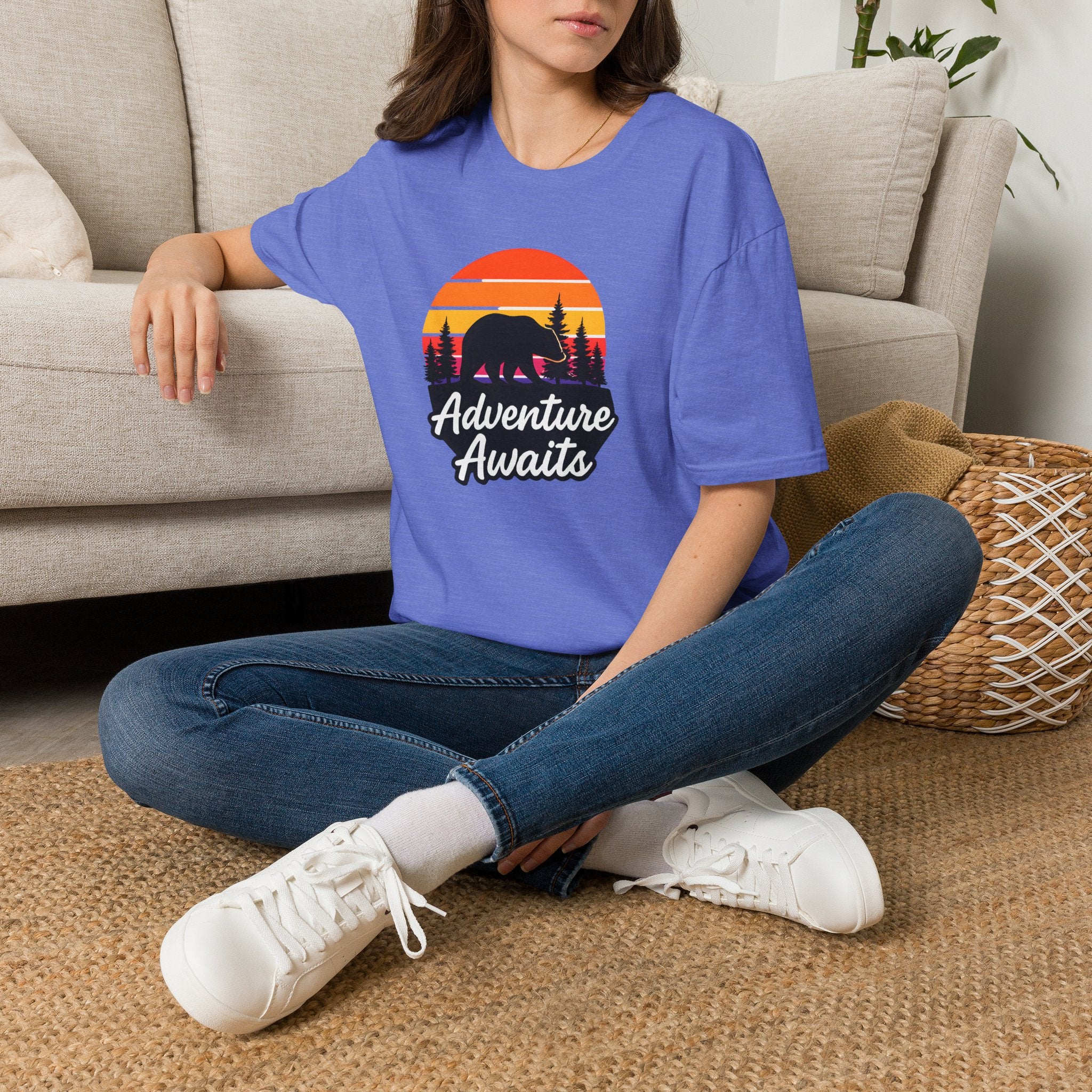 Bear in Sunset Forest T-Shirt