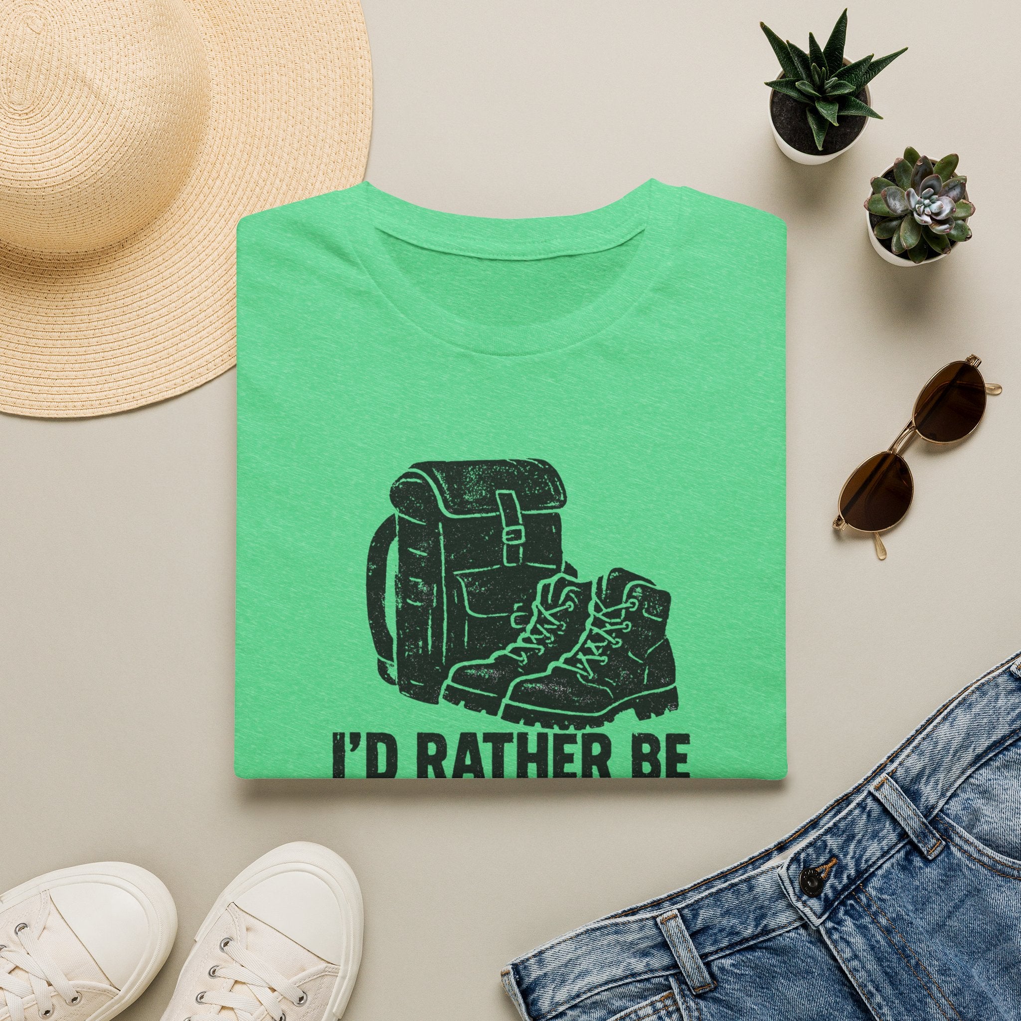 Glittery Backpack Silhouette T-Shirt