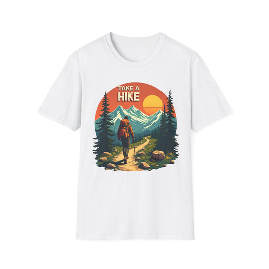 Outdoor Adventure T-Shirt, Take a Hike Shirt, Nature Lover Tee, Hiking Gift, Casual Wear for Explorers