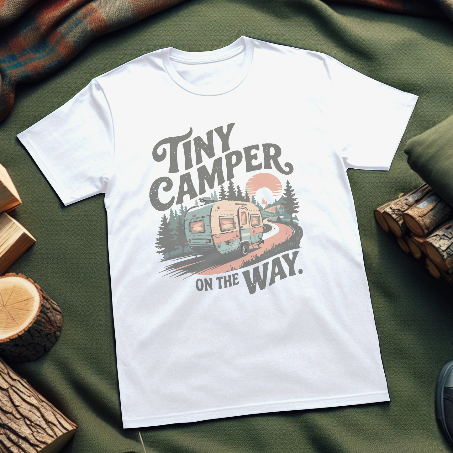 Tiny Camper On The Way T-Shirt