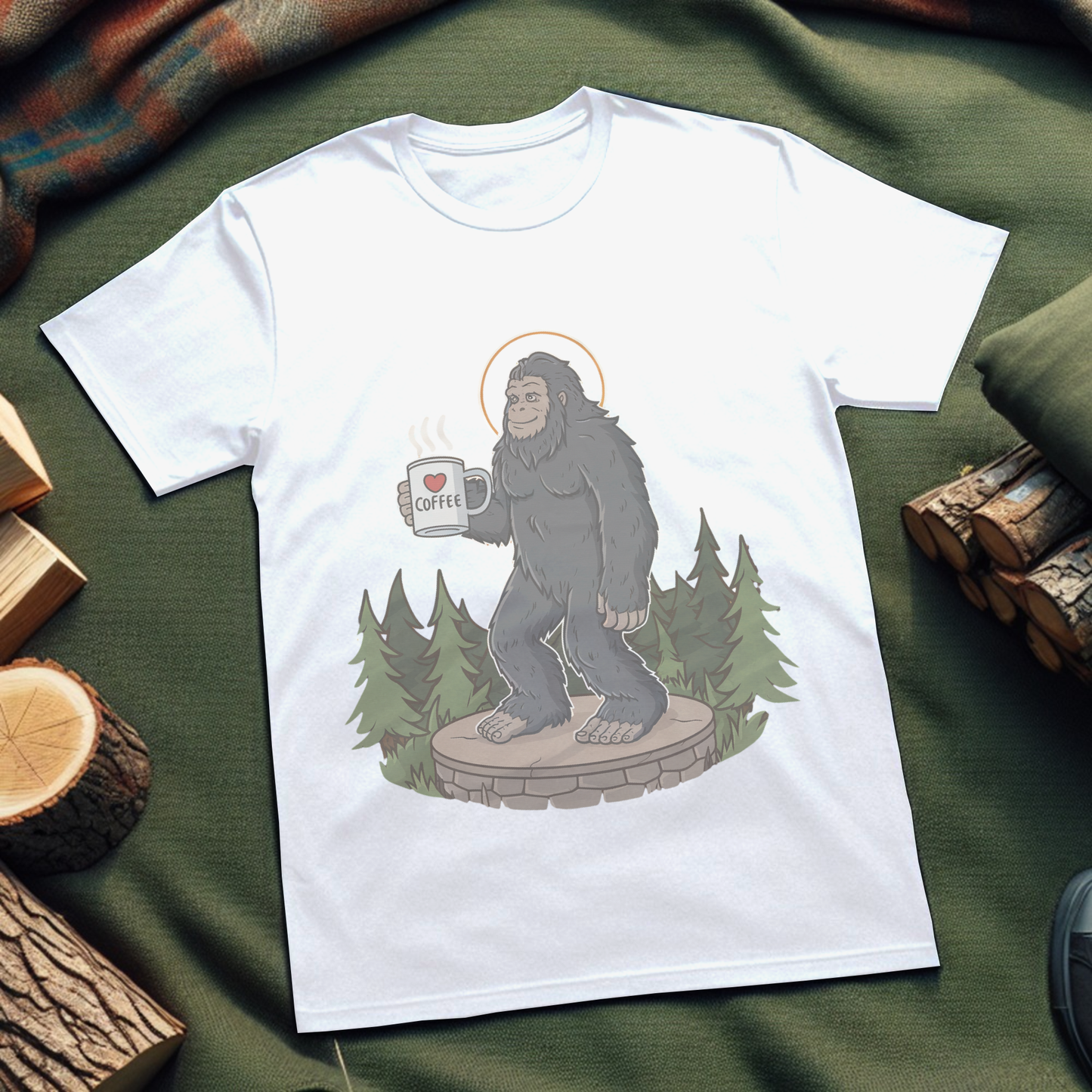 Bigfoot Morning Coffee T-Shirt