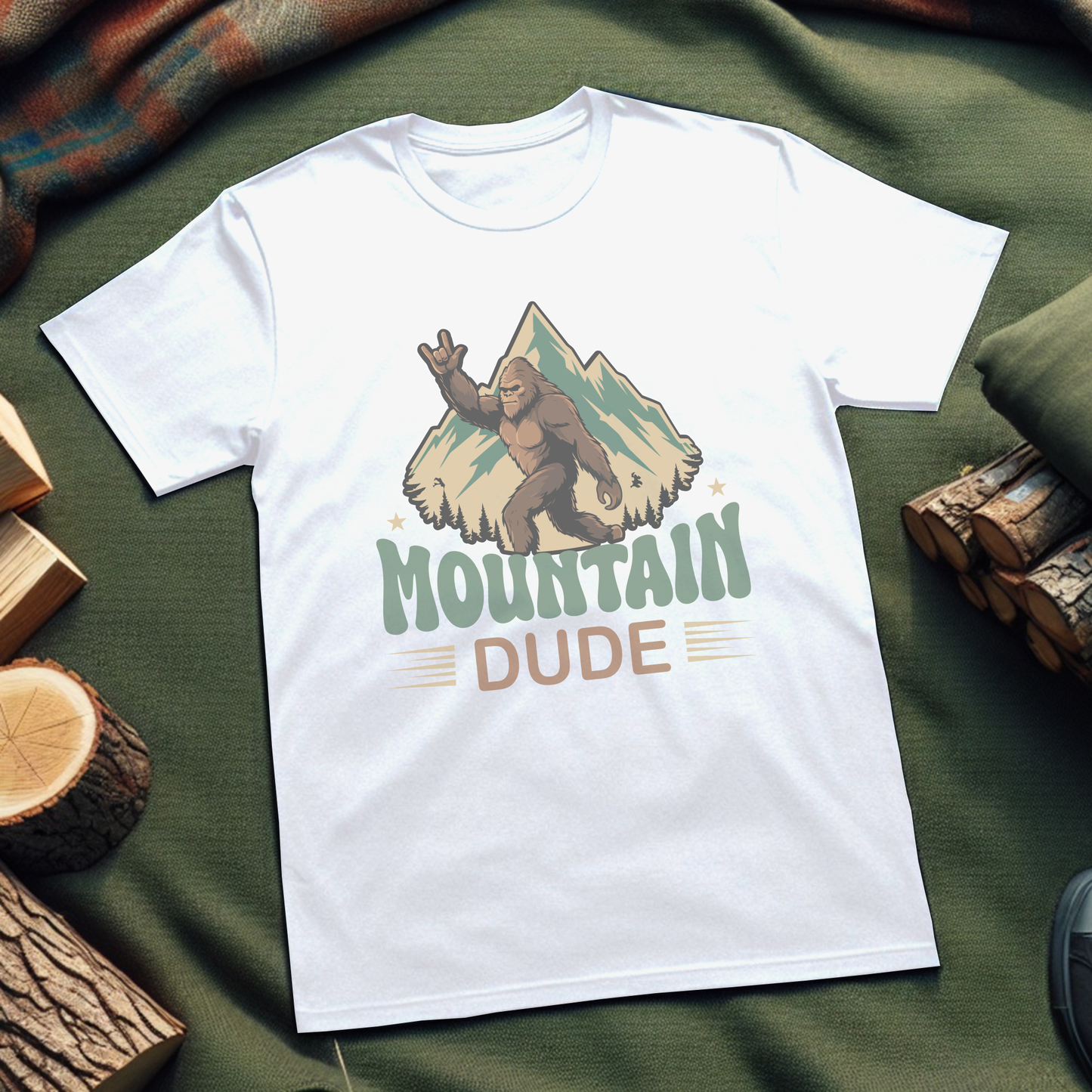 Mountain Dude T-Shirt - Unisex Softstyle