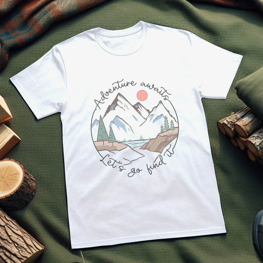 Adventure Awaits Camping T-Shirt