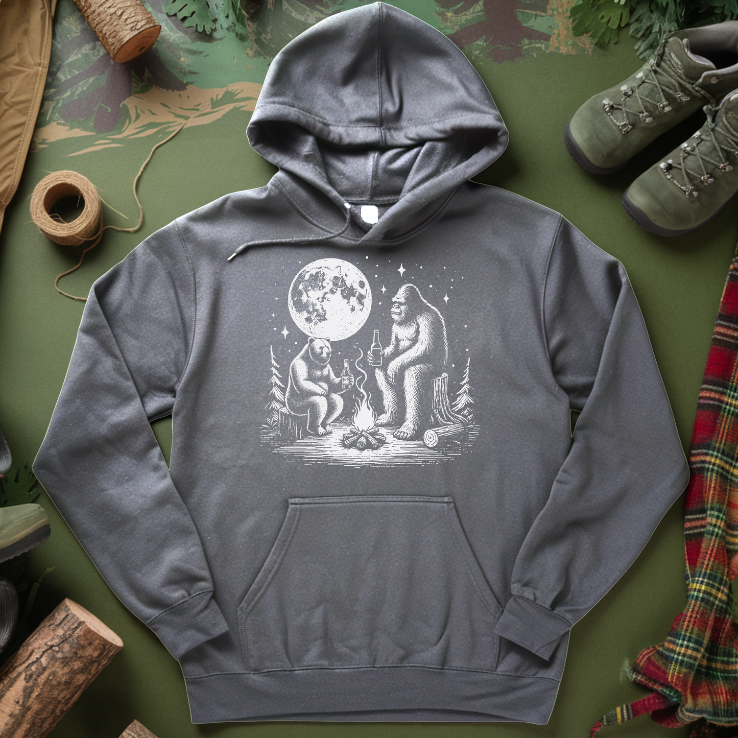 Bigfoot Hangout Hooded Sweatshirt