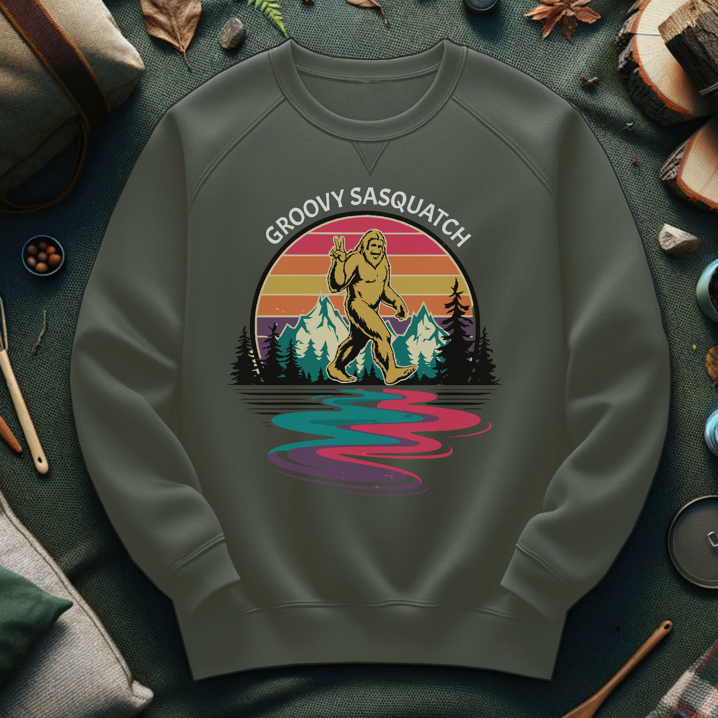 Groovy Sasquatch Sweatshirt