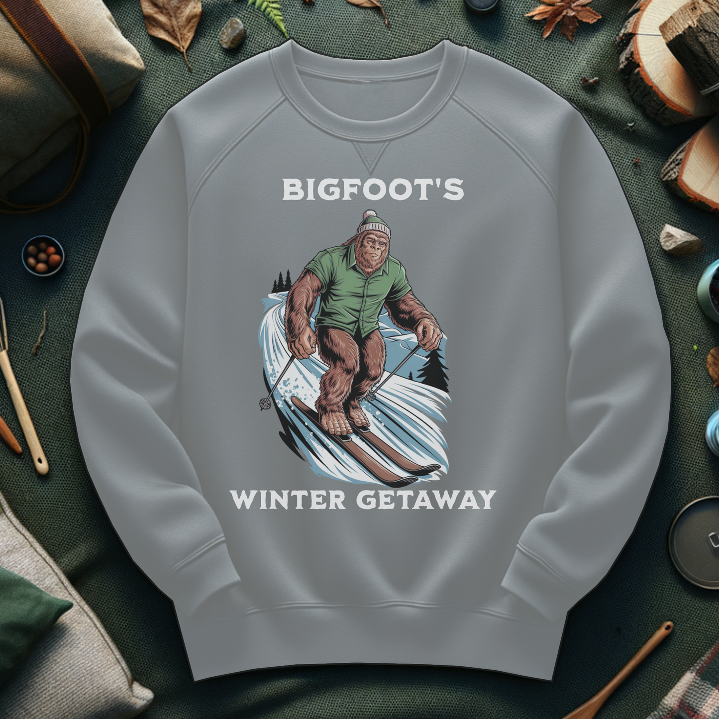 Bigfoot's Winter Getaway Sweatshirt