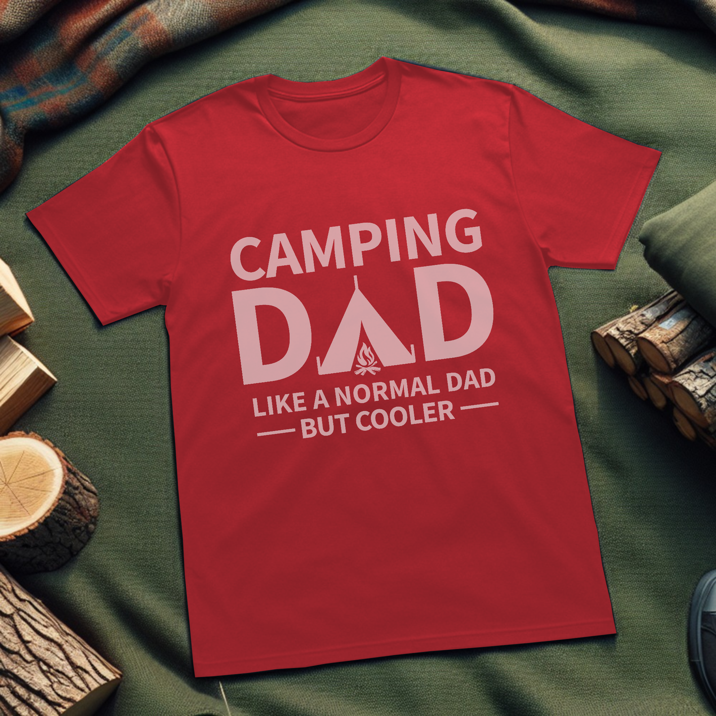 Camping Dad - Like a Regular Dad, But Cooler T-Shirt