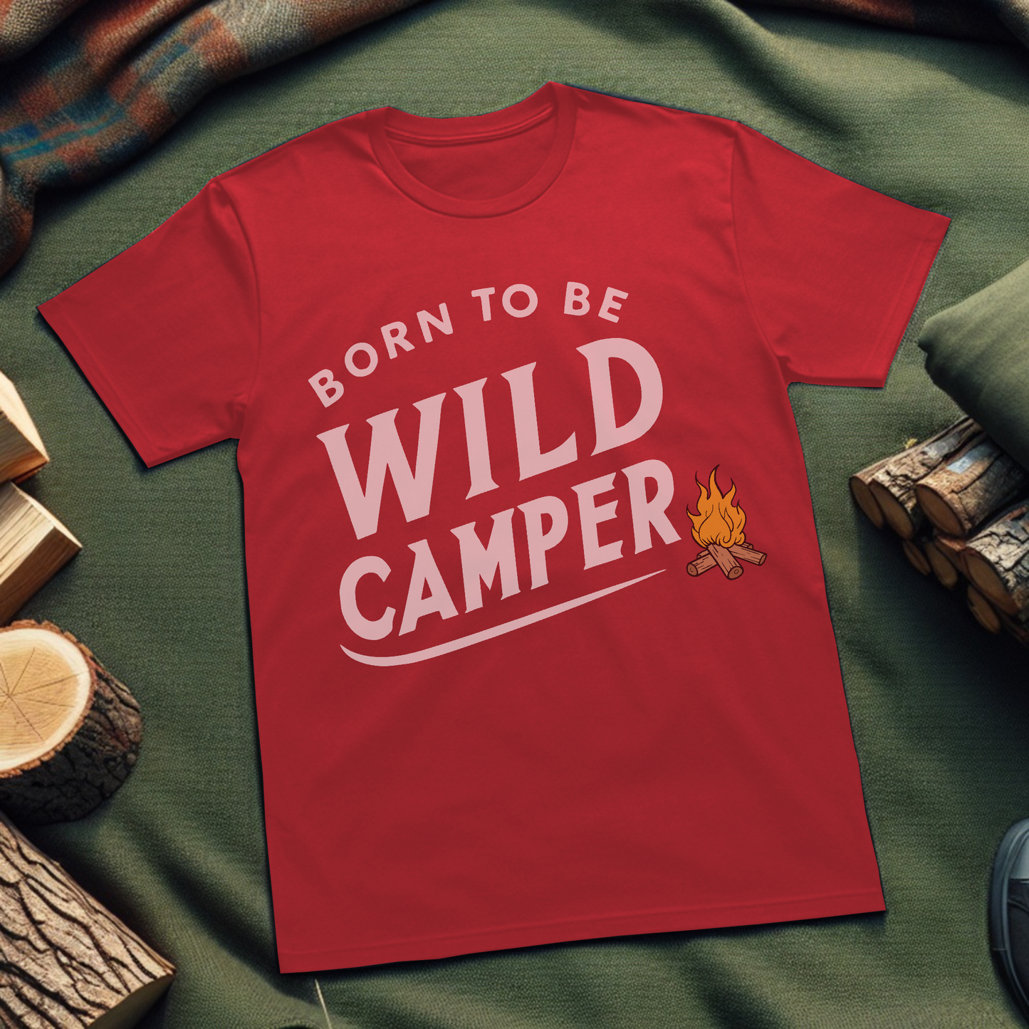 Born To Be Wild Camper T-Shirt