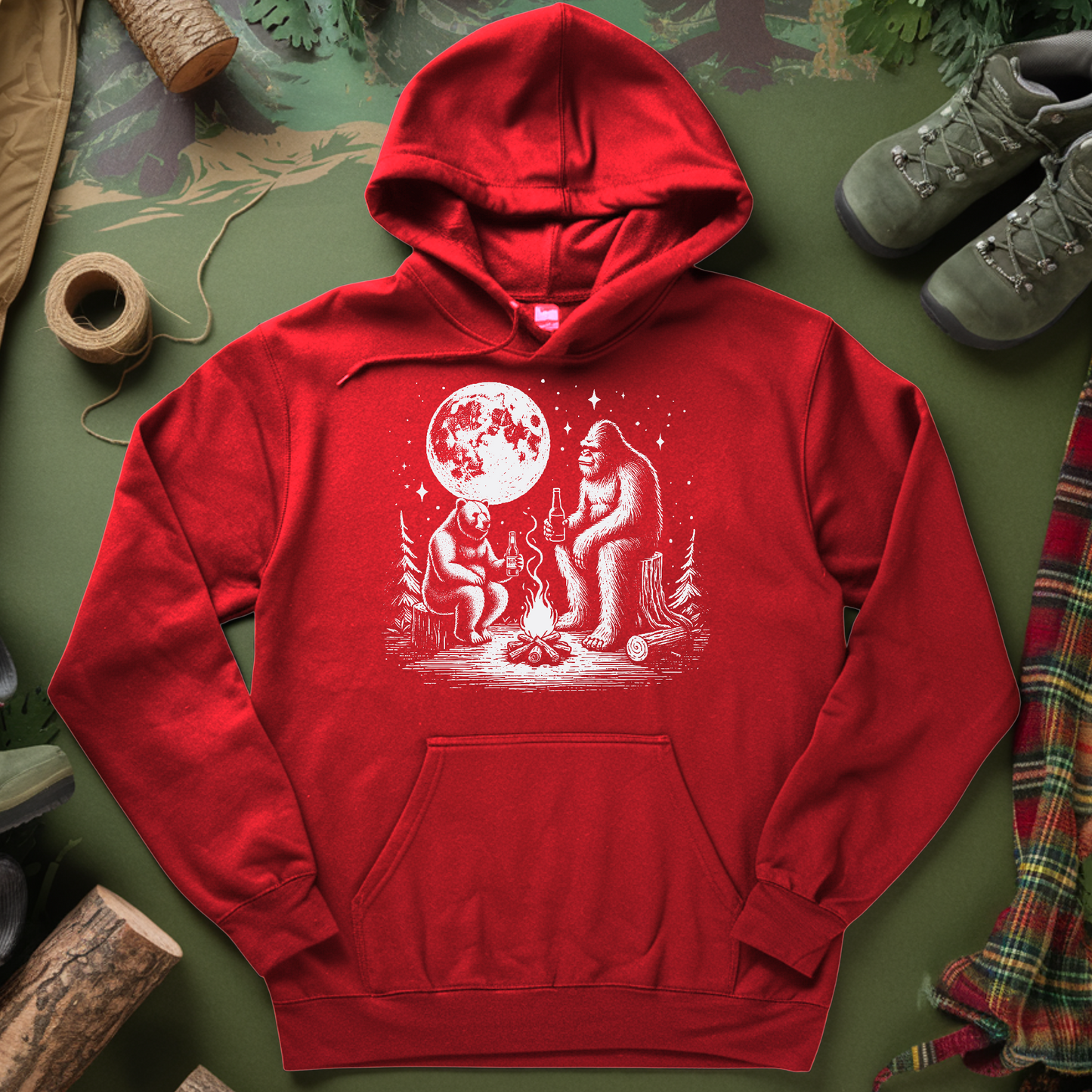 Bigfoot Hangout Hooded Sweatshirt