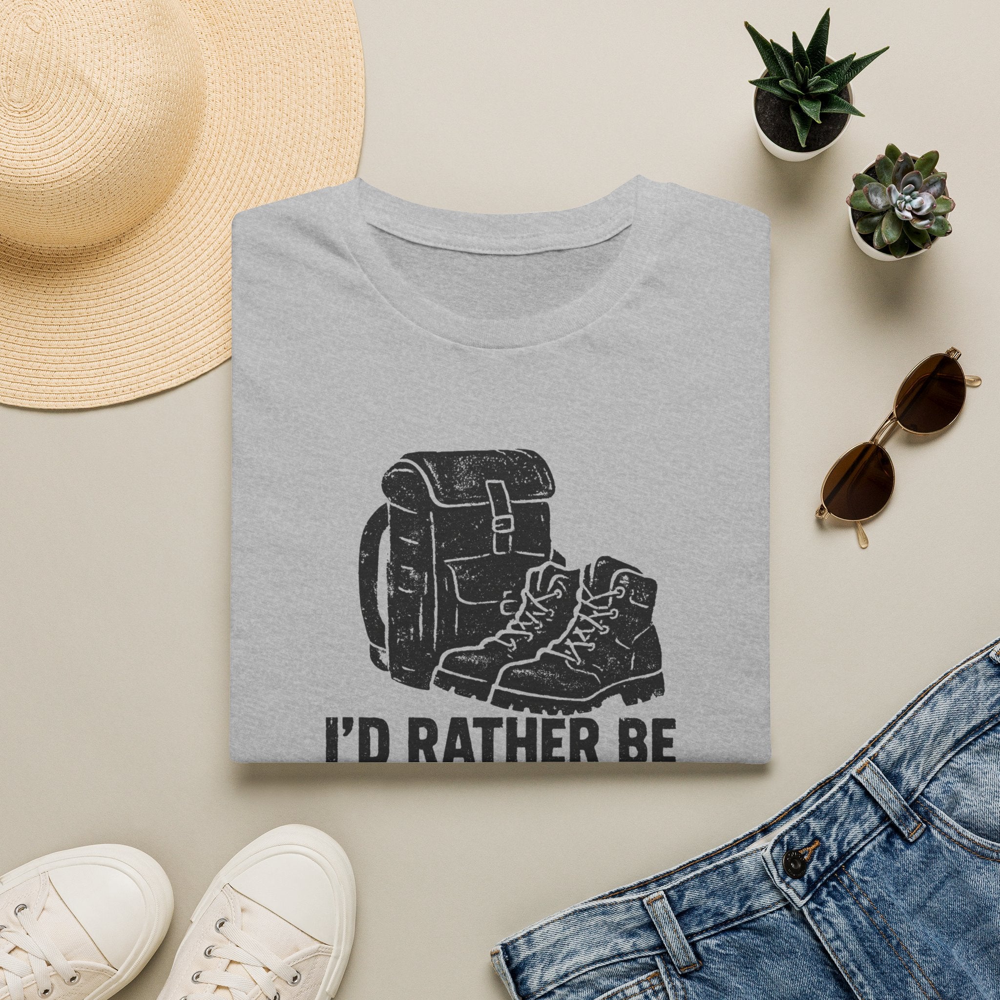 Glittery Backpack Silhouette T-Shirt