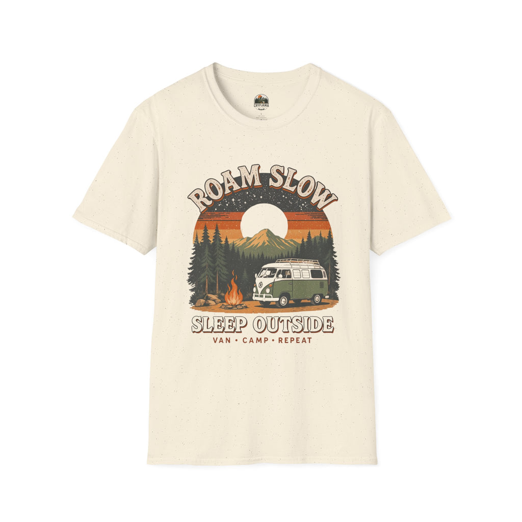 Roam Slow Vintage Outdoors T-Shirt
