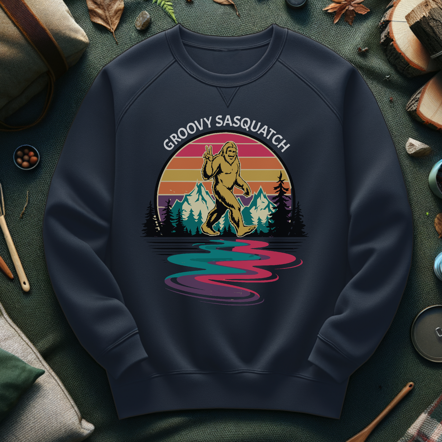 Groovy Sasquatch Sweatshirt