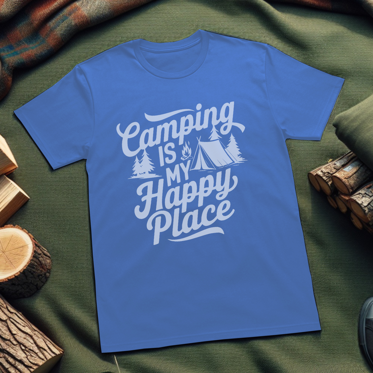 Camping Is My Happy Place T-Shirt