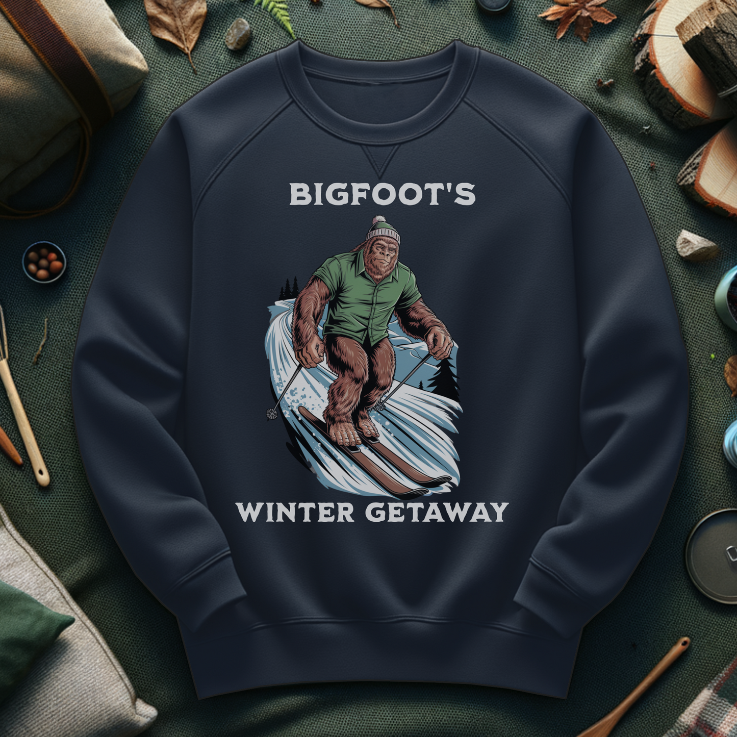 Bigfoot's Winter Getaway Sweatshirt