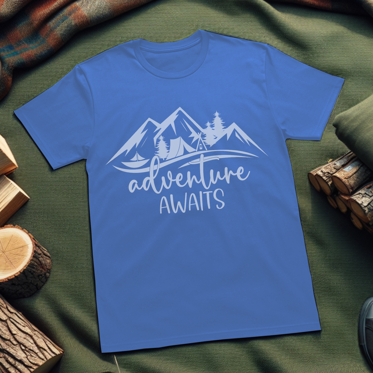 Minimal Adventure Awaits T-Shirt