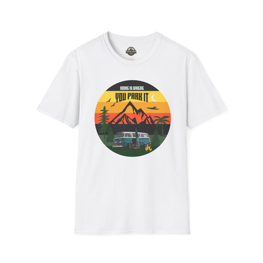 Home is Where You Park It T-Shirt, Camping Tee,