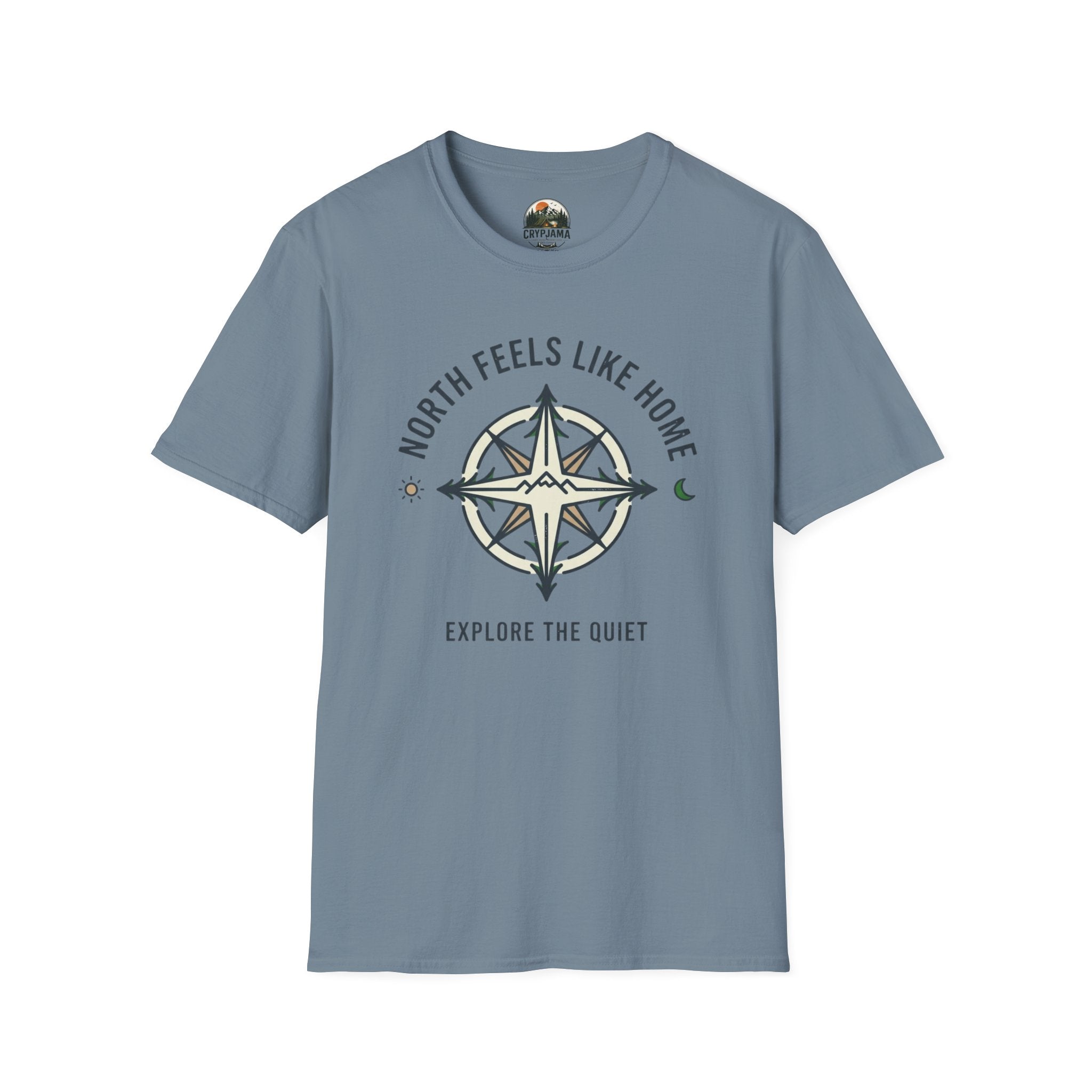 North Feels Like Home Compass T-Shirt