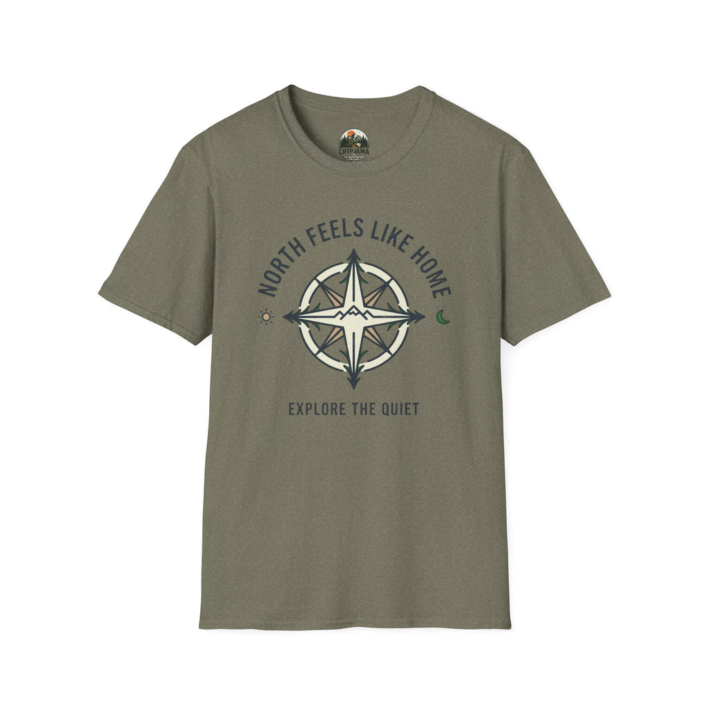 North Feels Like Home Compass T-Shirt