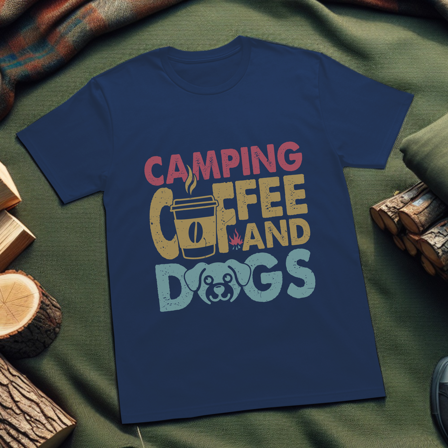 Camping Coffee and Dogs