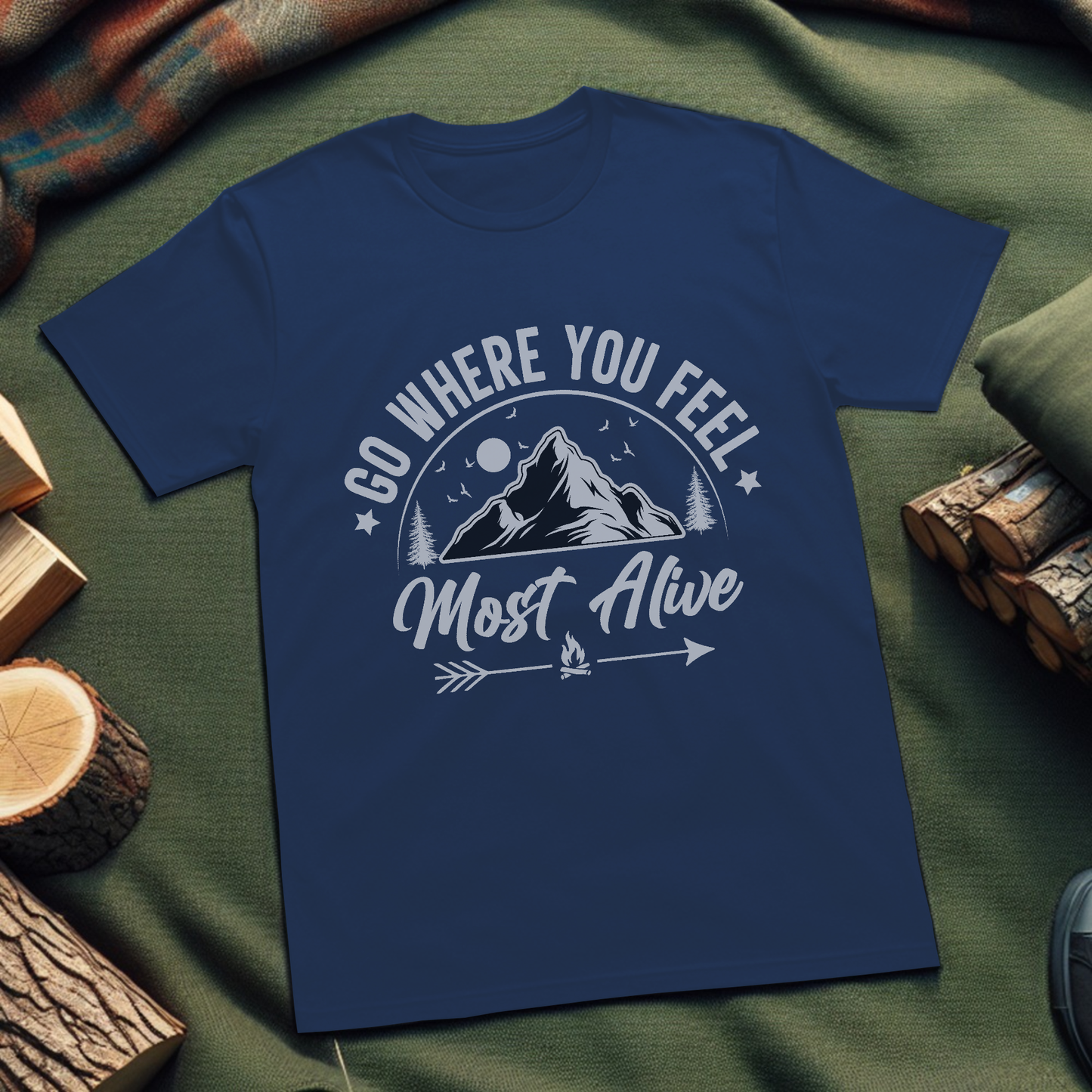 Adventure Seeker T-Shirt - Go Where You Feel Most Alive