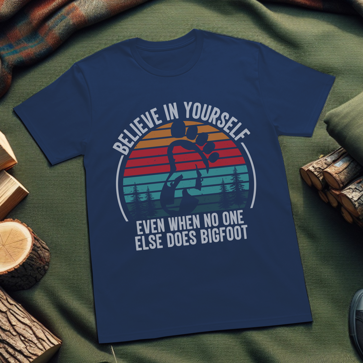 Believe In Yourself Bigfoot T-Shirt