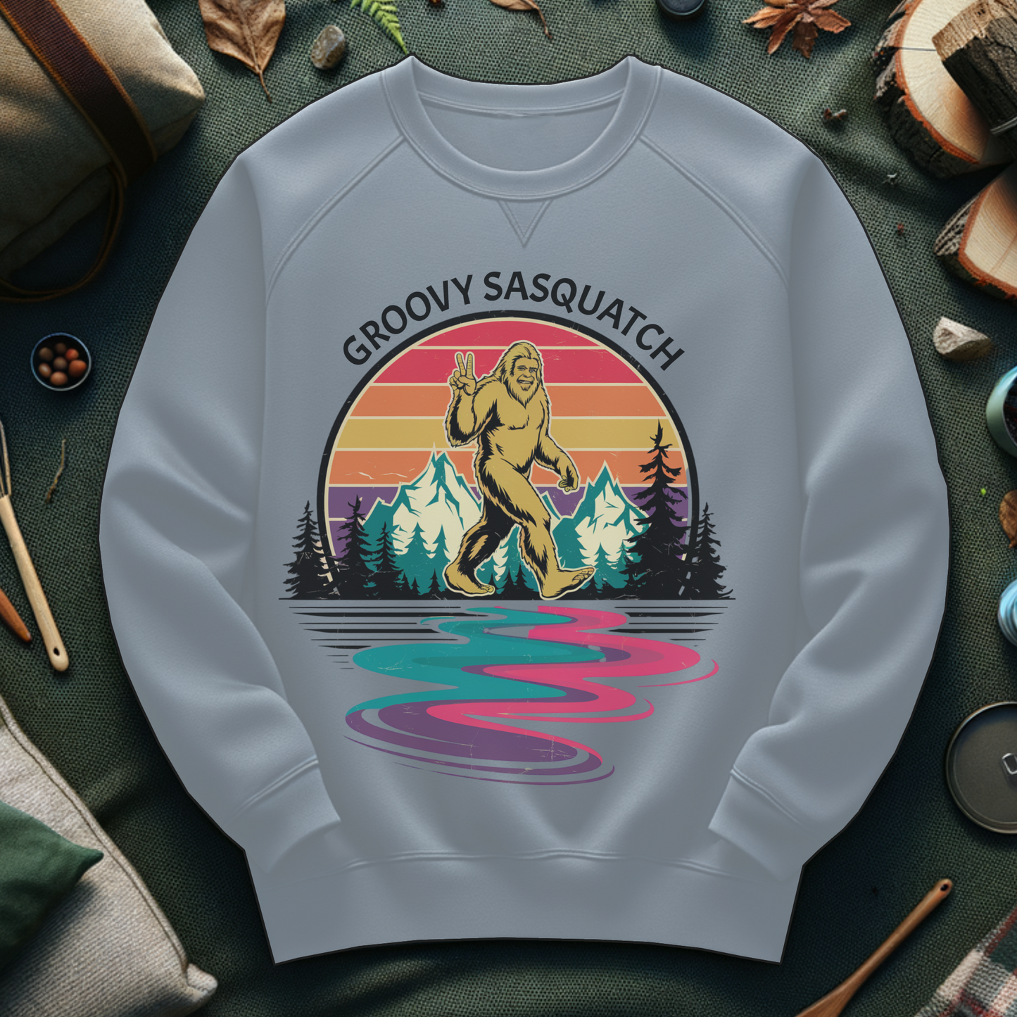 Groovy Sasquatch Sweatshirt