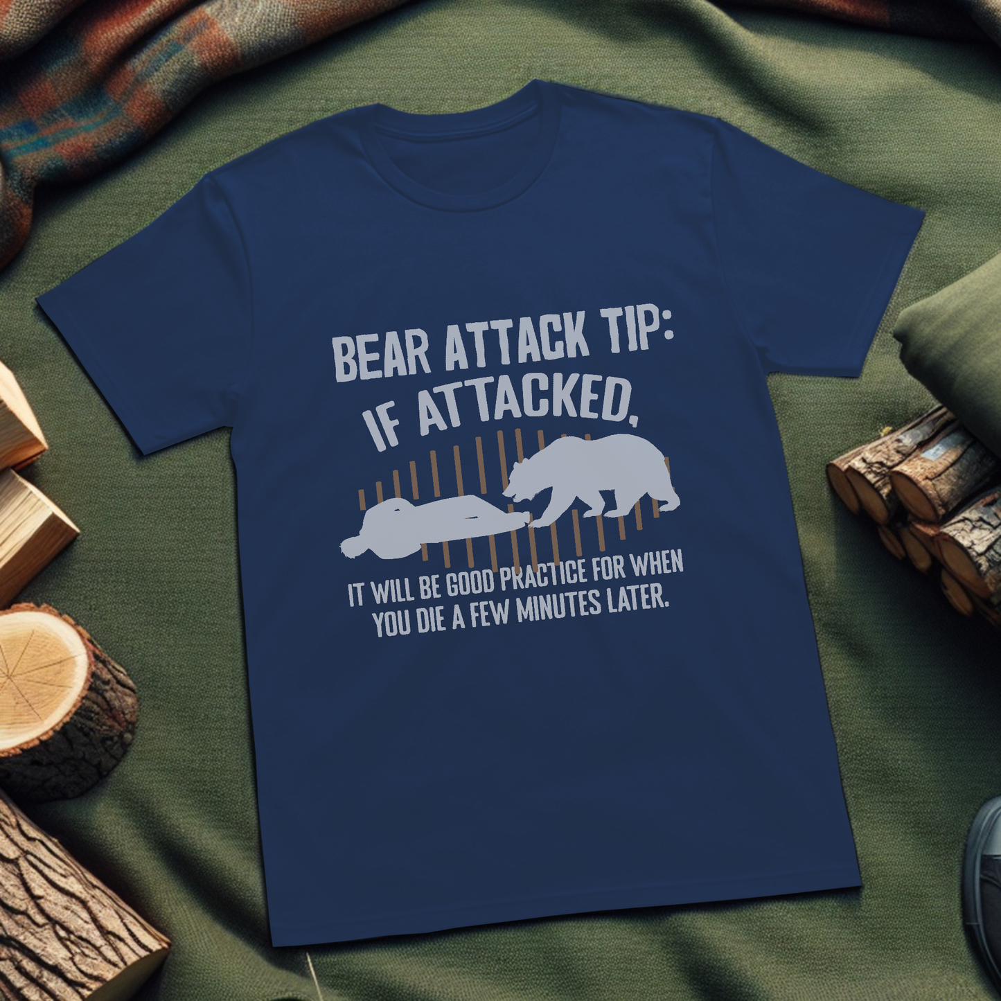 Bear Attack Tips T-Shirt