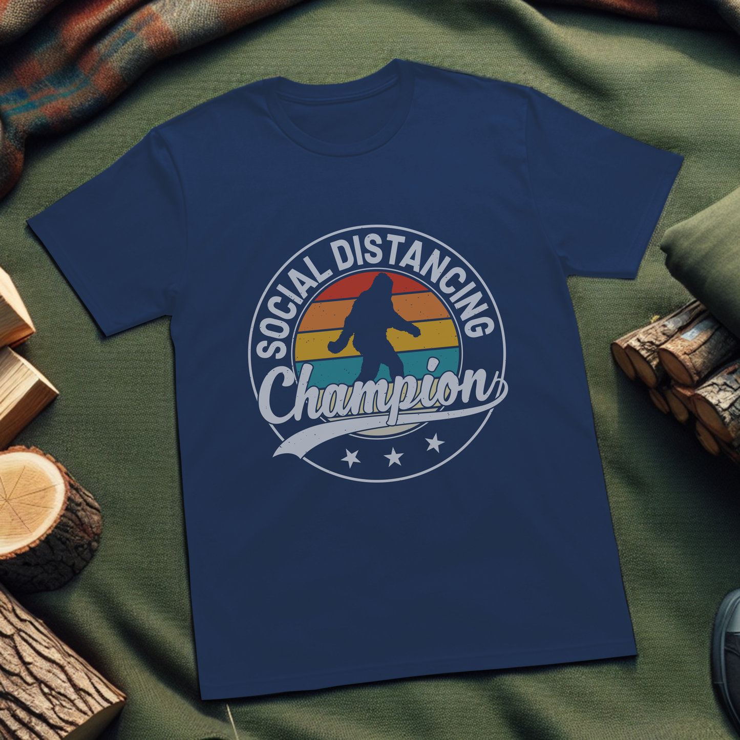 Social Distance Champion T-Shirt