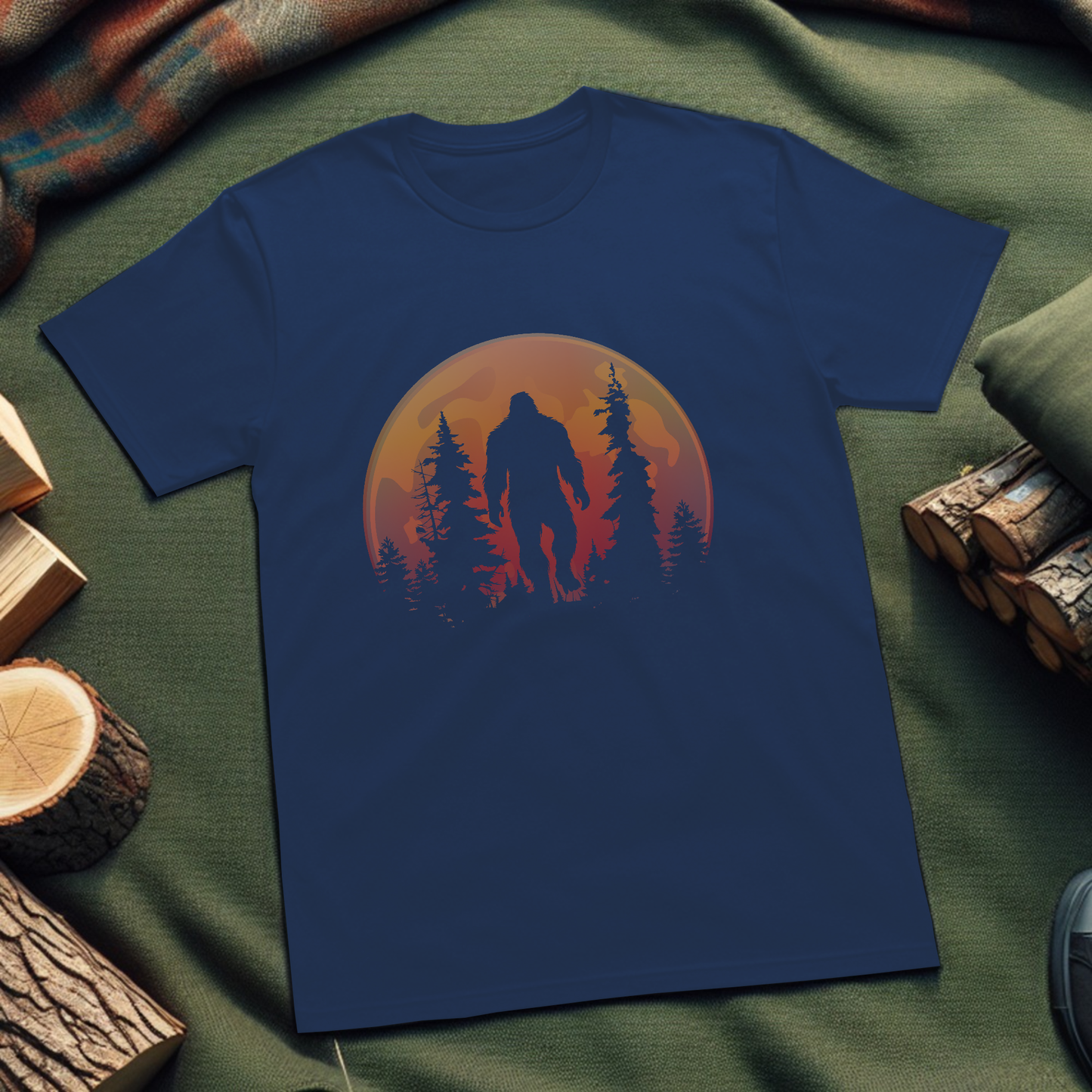 Bigfoot Sunset Stroll T-Shirt