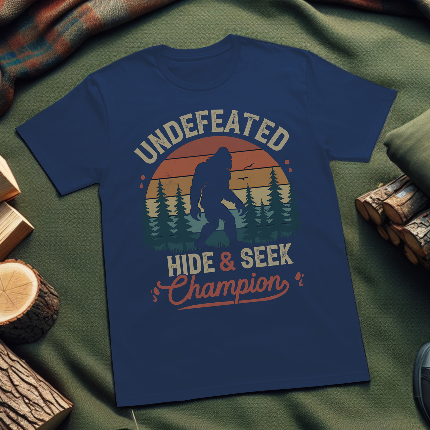 Champion T-Shirt - Undefeated Hide and Seek Design