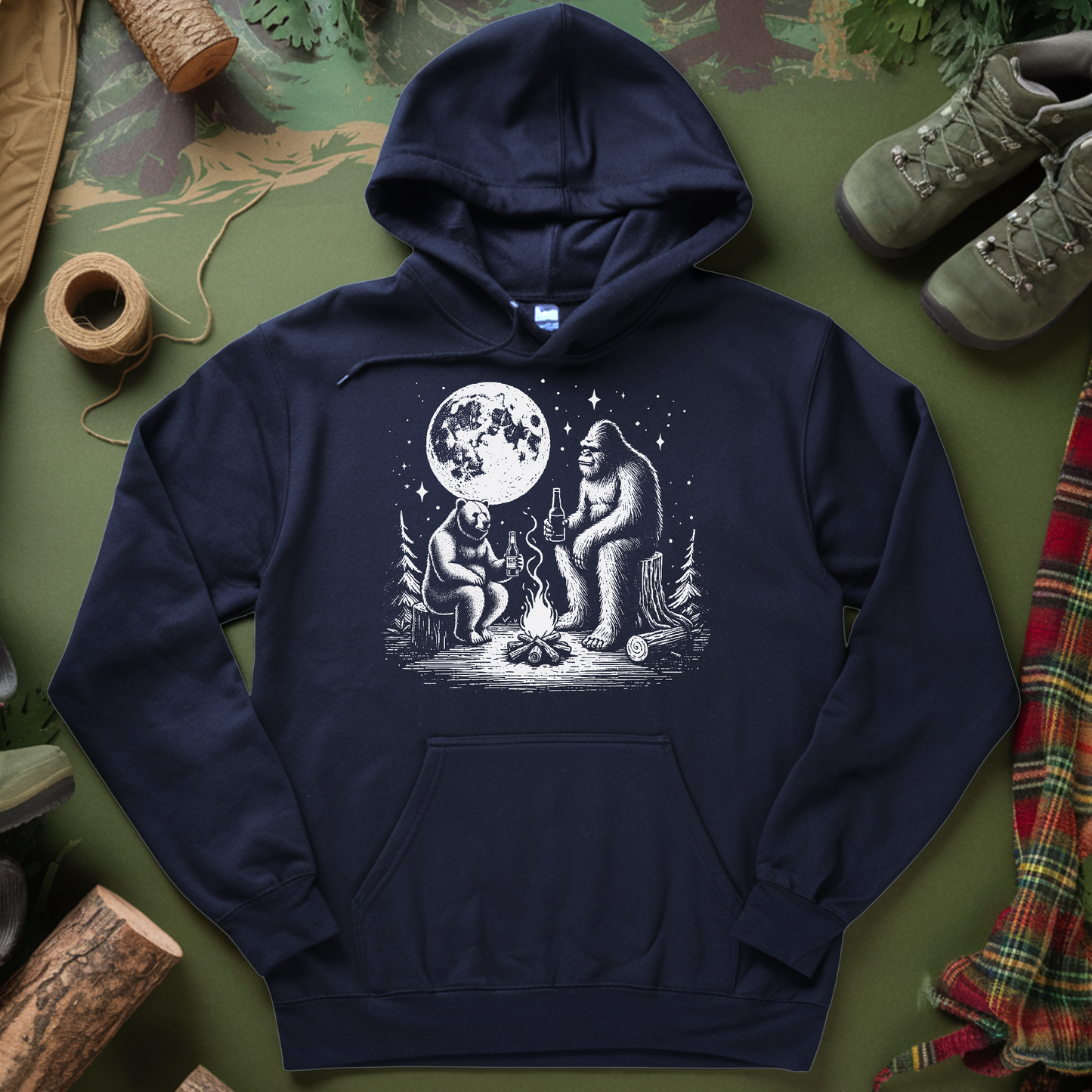 Bigfoot Hangout Hooded Sweatshirt