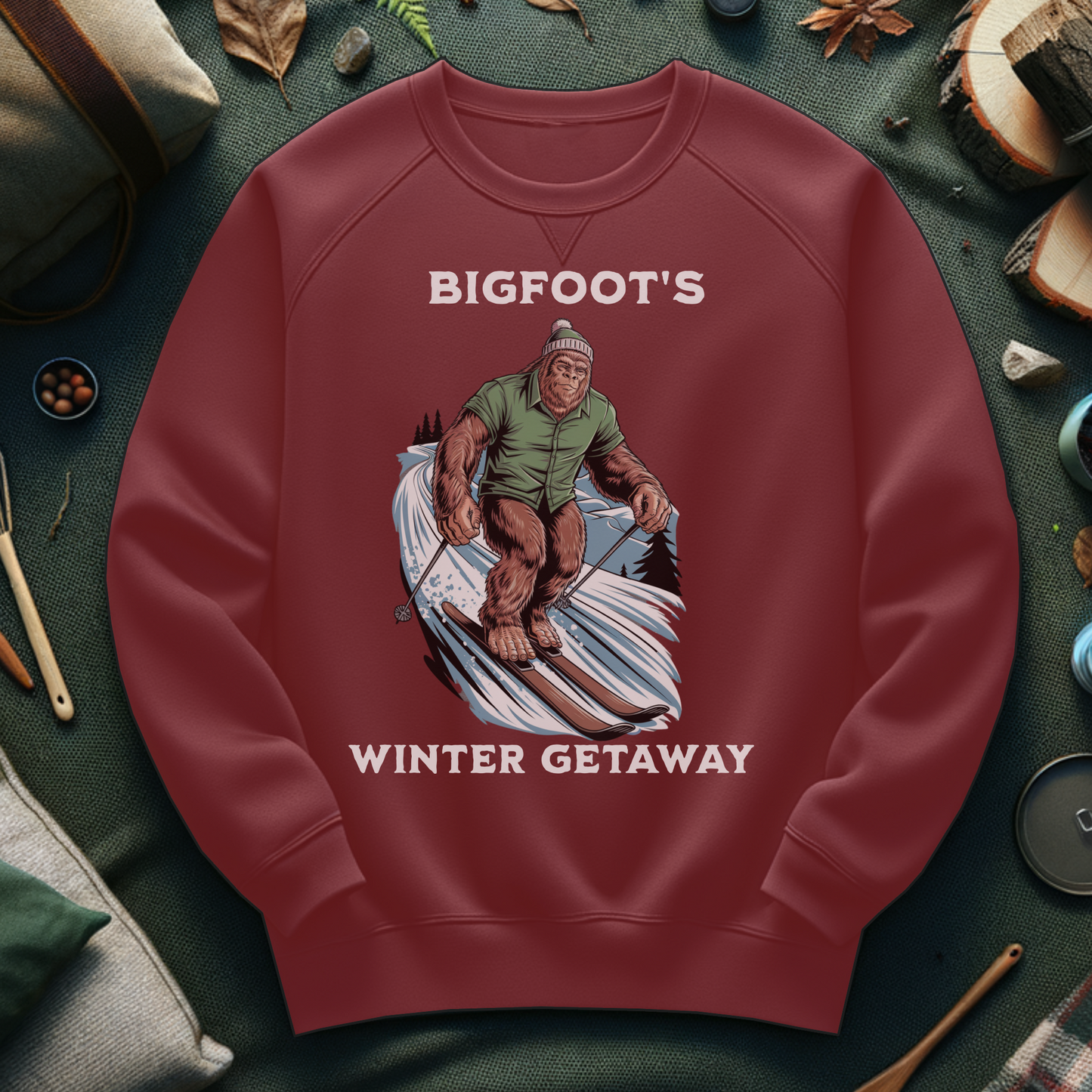 Bigfoot's Winter Getaway Sweatshirt