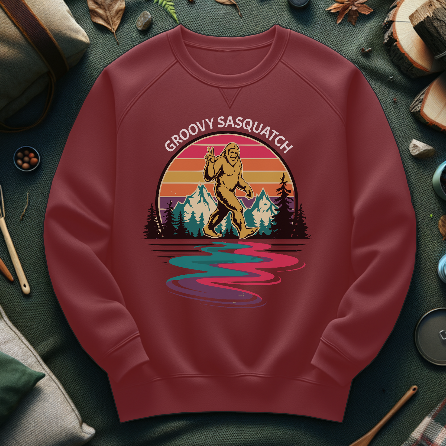 Groovy Sasquatch Sweatshirt