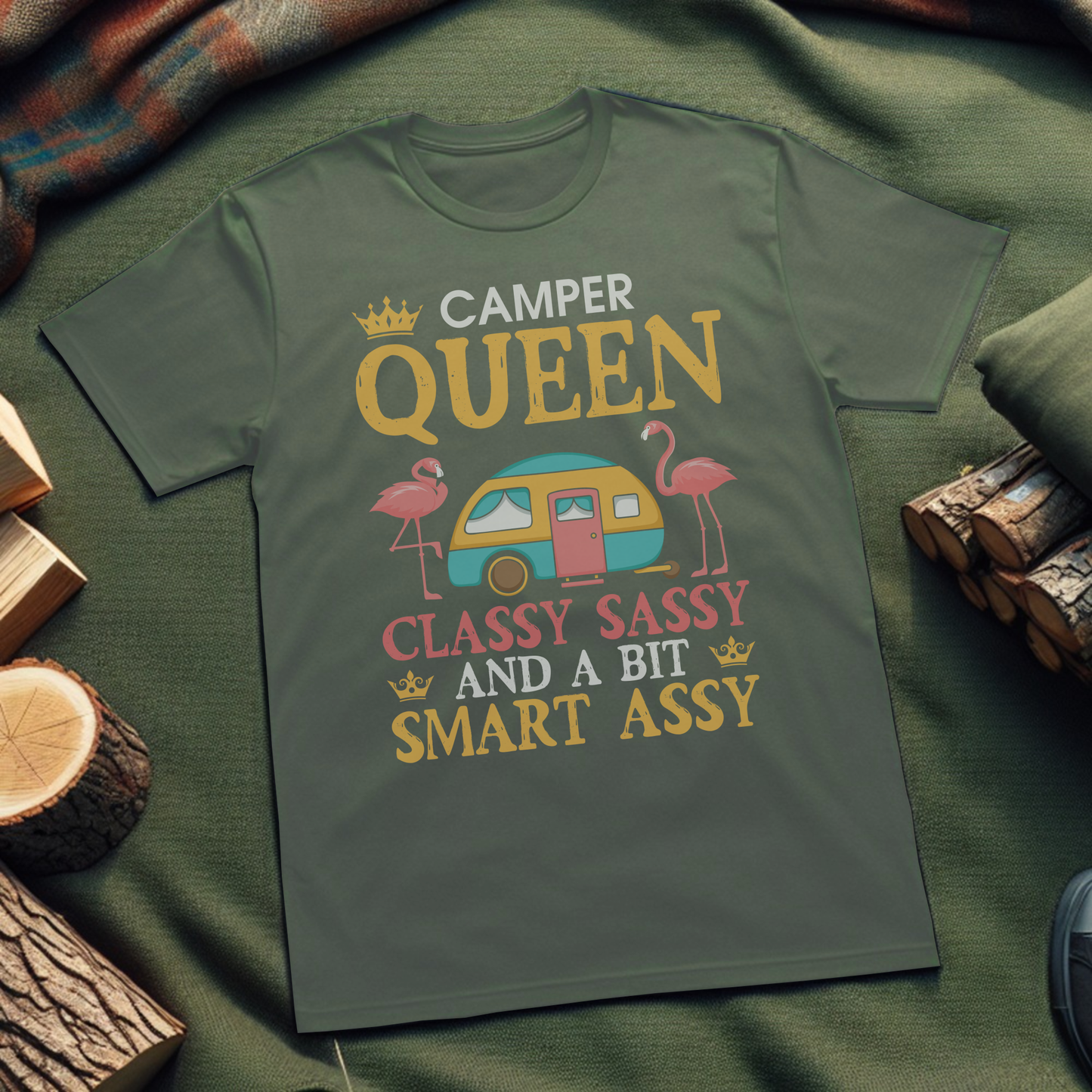 Camper Queen Smart and Sassy T-Shirt