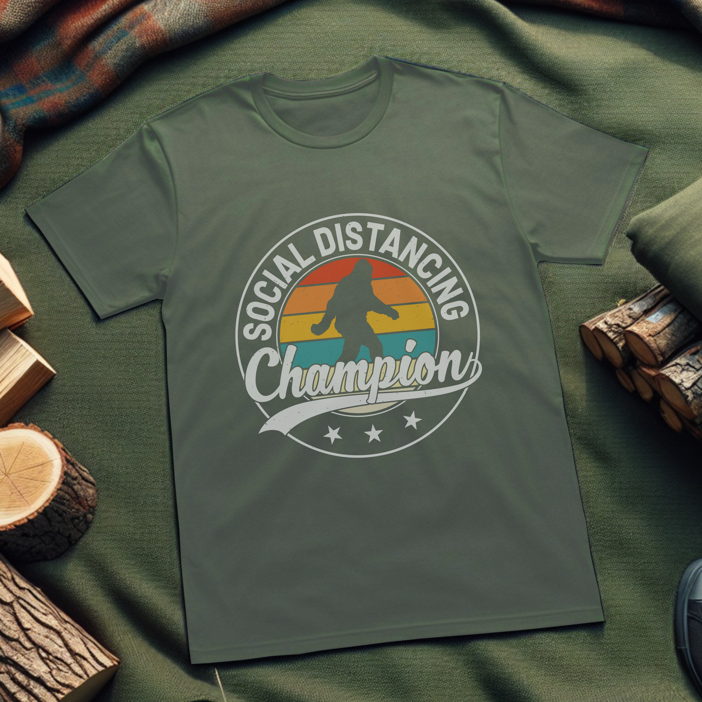 Social Distance Champion T-Shirt